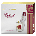 LA RIVE ELEGANT WOMAN Eau de Parfum 100 ml + Deodorant Spray 150 ml, Gift Set for Women + La Rive 2in1 Minie Shower Gel 250 ml BONUS