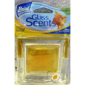 Glade Glass Scents peach and orange glass yellow set air freshener 12 ml
