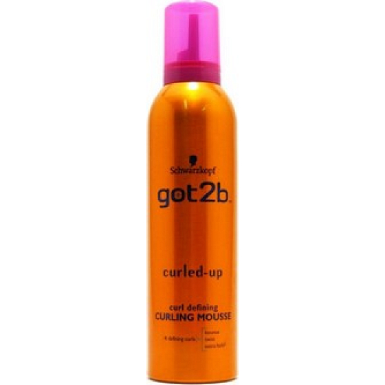 Got2b Curled - up foam hardener for taming the waves and enhancing gloss 250 ml
