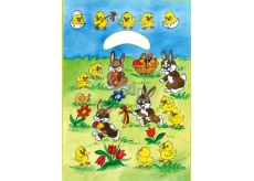 Angel Plastic bag 32 x 20 x 4 cm Bunnies in the meadow