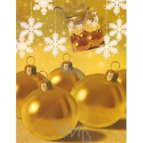 Nekupto Gift paper bag 23 x 18 x 10 cm Gold flasks 1 piece BM 454 01
