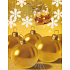 Nekupto Gift paper bag 23 x 18 x 10 cm Gold flasks 1 piece BM 454 01