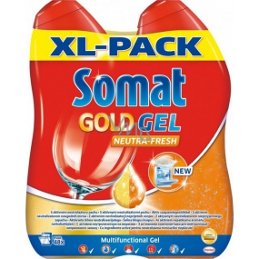 Somat Gold Gel Neutra Fresh gel with active odor neutralizer 2 x 600 ml