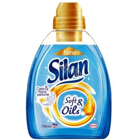 Silan Soft & Oils Care & Precious Perfume Oils Blue fabric softener concentrate 21 doses 750 ml