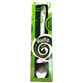 Nekupto Twister Spoon named Martin green 16 cm