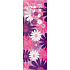 Nekupto Gift paper bottle bag 33 x 10 x 9 cm Purple with flowers 1 uks 861 30 ALH