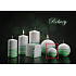 Lima Aromatic spiral Relay candle white - green ball 60 mm 1 piece