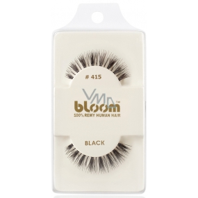 Bloom Natural sticky lashes from natural hair curled black No. 415 1 pair