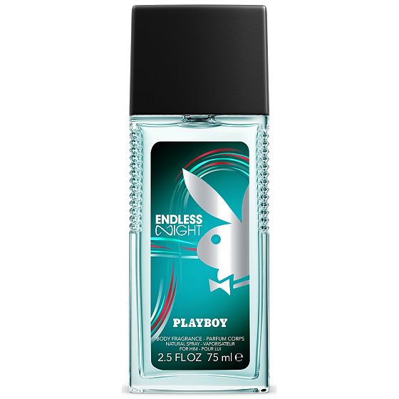 Playboy Endless Night for Him perfumed deodorant glass for men 75 ml