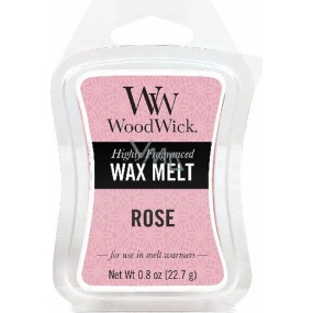 WoodWick Rose - Rose fragrant wax for aroma lamps 22.7 g