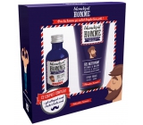 Blonded Beard Oil 50 ml + Beard and Face cleansing gel, 150 ml gift set for men with a fresh smell of citrus and juniper.
