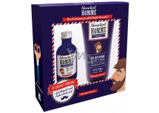 Blondépil Homme 50 ml men's beard oil + facial and beard cleansing gel 150 ml, cosmetic set