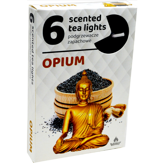 Tea Lights Opium scented tea lights 6 pieces
