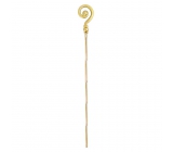 Nicholas gold cane / crutch 185 cm