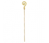 Nicholas gold cane / crutch 185 cm