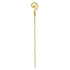 Golden Folding St. Nicholas Staff / Crutch 185 cm