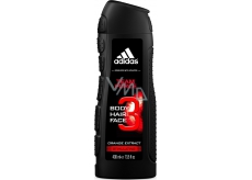 Adidas Team Force 3 in 1 shower gel for body, hair and face for men 400 ml
