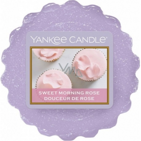 Yankee Candle Sweet Morning Rose - sweet aroma lamp wax for aroma lamp 22 g