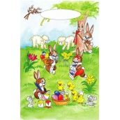 Angel Plastic bag 32 x 20 x 4 cm Bunnies under the tree