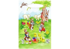 Angel Plastic bag 32 x 20 x 4 cm Bunnies under the tree