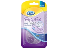 Scholl Party Feet Heel Cushions gel pads under heel, flat shoes 1 pair