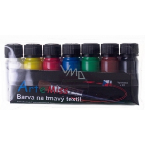 Art e Miss Textile paint - dark set 7 x 12 g