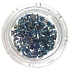 Professional nail decorations rhinestones triangle blue 132