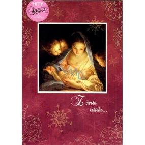 Ditipo Playing card in the cover From the life of pure ... Fere Angeli Marcela Miková Christ the Lord was born 224 x 157 mm