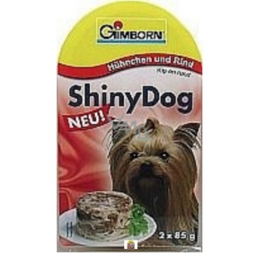 Gimborn Shiny Chicken + lamb supplementary food for dogs 2 x 85 g