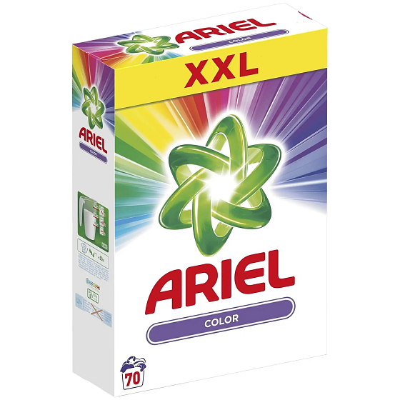Ariel Color washing powder for colored laundry box 72 doses 5.4 kg