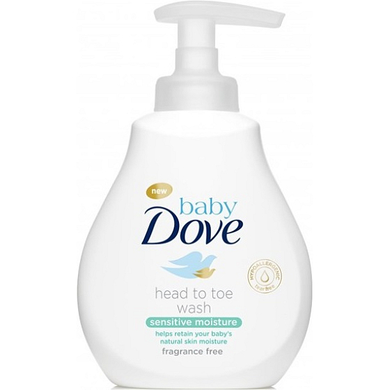 Dove Baby Sensitive Moisture cleansing gel for body and hair for children 200 ml