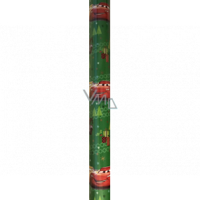 Ditipo Gift wrapping paper 70 x 200 cm Christmas Disney Cars green