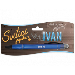 Nekupto Glowing pen named Ivan, touch tool controller 15 cm