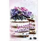 Ditipo Playing birthday card You won't stop aging Pavel Callta Age is only the number 224 x 157 mm