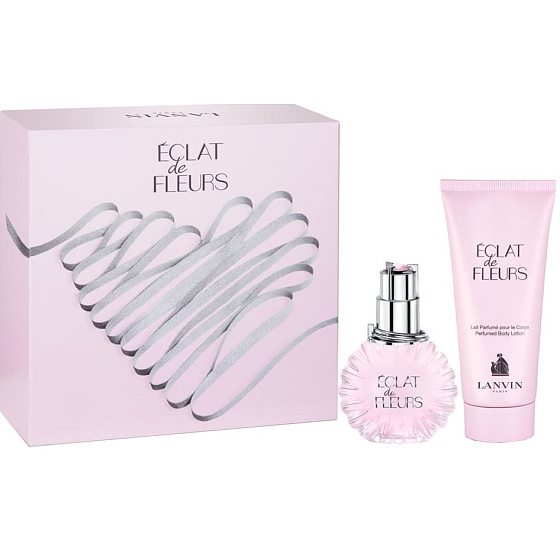 Lanvin Eclat de Fleurs eau de parfum for women 50 ml + body lotion 100 ml, gift set for women