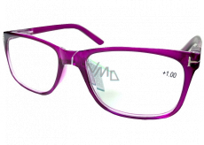 Berkeley Reading glasses +1 plastic purple 1 piece MC2194