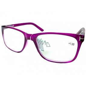 Berkeley Reading glasses +1 plastic purple 1 piece MC2194