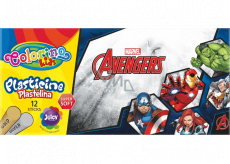 Colorino plasticine Marvel Avengers 12 colors