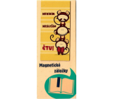 Albi Magnetic bookmark for the book Three Monkeys 8.7 x 4.4 cm