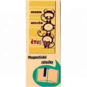 Albi Magnetic bookmark for the book Three Monkeys 8.7 x 4.4 cm
