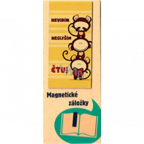 Albi Magnetic bookmark for the book Three Monkeys 8.7 x 4.4 cm