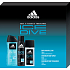 Adidas Ice Dive perfumed deodorant glass 75 ml + deodorant spray 150 ml + shower gel 250 ml, cosmetic set for men
