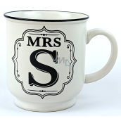 Albi Ceramic tin with Mrs S inscription 320 ml