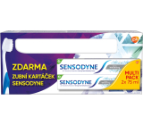 Sensodyne Extra Whitening fluoride toothpaste 2 x 75 ml + toothbrush, set