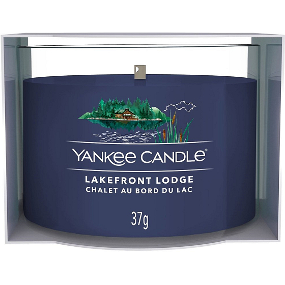 Yankee Candle Lakefront Lodge - Lakefront Lodge scented candle votive glass 37 g