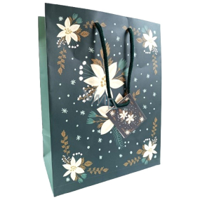 Gift paper bag Christmas WBM 2429 green CZ/xSK/HU