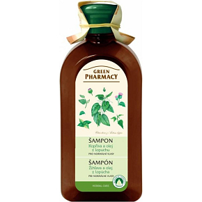 Green Pharmacy shampoo for normal hair with nettle and burdock 350 ml