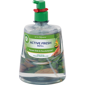 Air Wick Active Fresh Oak and Sandalwood Replacement Refill for Diffuser 228 ml