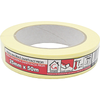 Mako Komfort masking tape smooth crepe, 7 days, up to 60 °C, 25 mm × 50 m