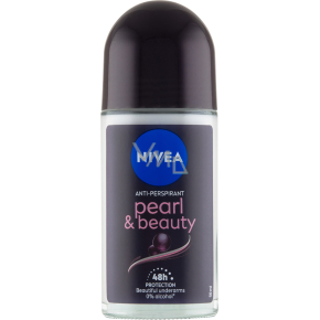 Nivea Pearl & Beauty Black Roll-On Antiperspirant, 50 ml
